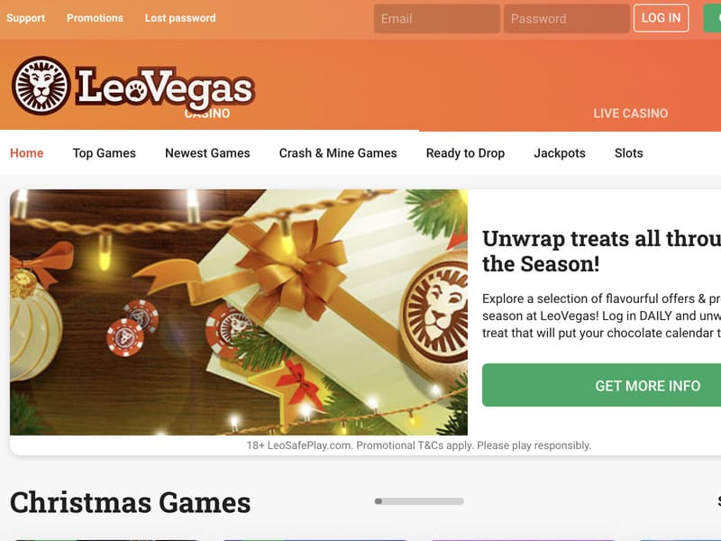 Преимущества для игроков Крези Тайм в онлайн казино Leovegas