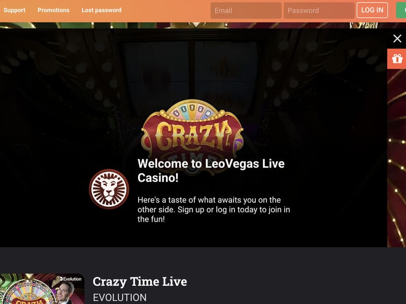 Играйте в Крези Тайм и выигрывайте в онлайн казино Leovegas